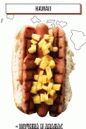 hot dog sa šunkom i ananasom