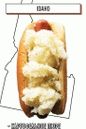 hot dog s pireom od krumpira
