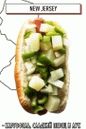 hot dog s krumpirom, paprikama i lukom
