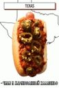 hot dog s čilijem i kiseli jalapenos