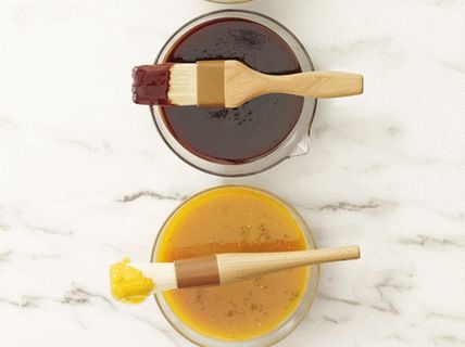 Fotografska glazura od ananasa i marelice