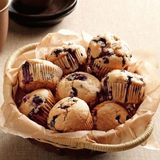 Foto-cjeloviti muffini od borovnica