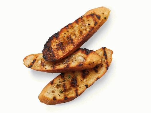 Fotografija s kruhom od češnjaka s roštilja