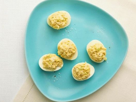 Foto vražja jaja sa mesom od rakova