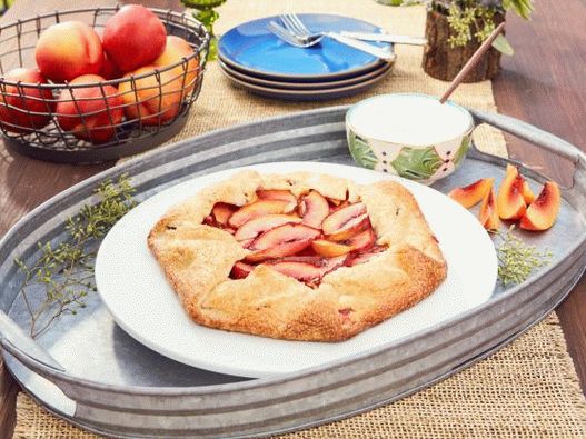 Foto galerija s nektarinama, kardamomom i kokosovom kremom