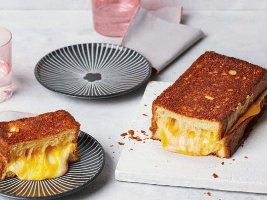Foto divovski sendvič s toplim sirom za veliku tvrtku