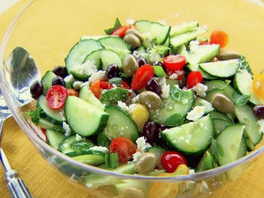 Foto grčka salata