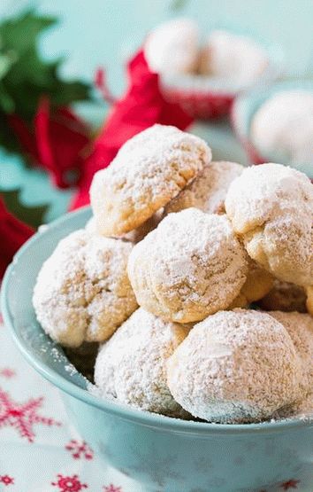 Foto grčki praznički kolačići (Kurabye)