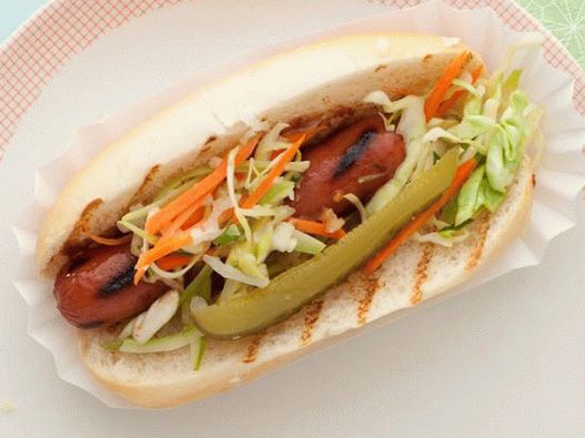 Teksaška hot dog fotografija