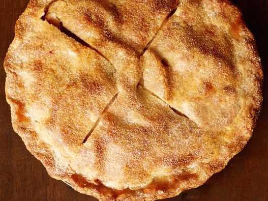 Foto klasična američka pita od jabuka