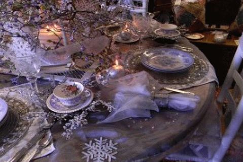 Kreativna postavka stola