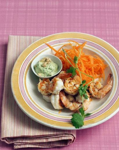 Fotografija škampi sa umakom od curryja