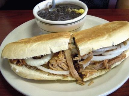 Fotografija kubanskog sendviča sa svinjskim mesom