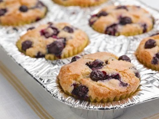 Foto limfni muffini s borovnicama