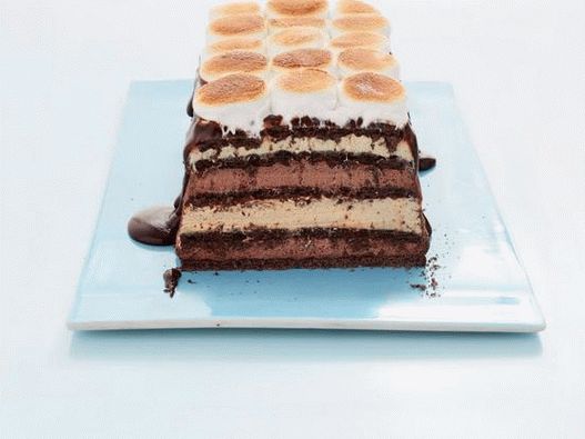 Fotografija jela - Torta Smor bez brašna s kremom od marshmallowa