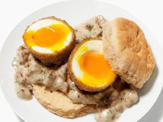 Fotografija jela - Duboka pržena jaja u mesnom umaku