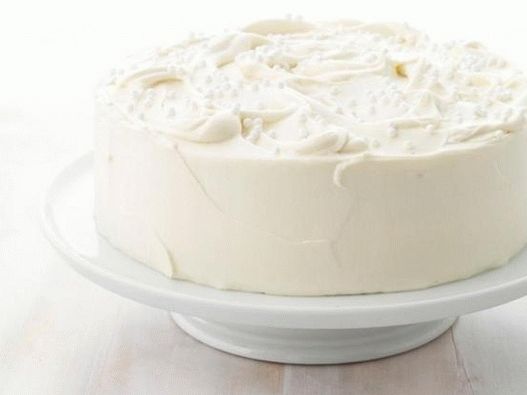 Fotografija jela - bademova torta sa bijelom čokoladnom glazurom