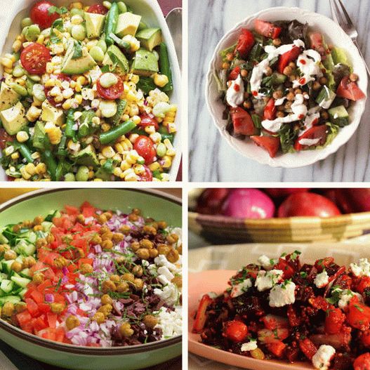 Fotografija Najbolji recepti srdačnih salata bez salate