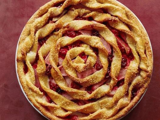 Fotografija jela - valovita pita od jabuka