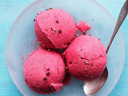 Sorbet od jogurta s foto malinom