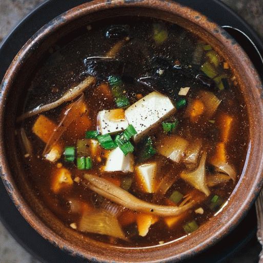 Foto miso juha s gljivama Tofu i Muer