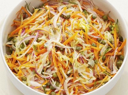 Foto salata od mrkve sa kaparima