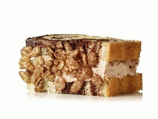Fotografija sendviča sa sladoledom od čokoladnog slada