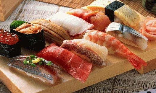 Fotografija Nigiri sushija s ribom