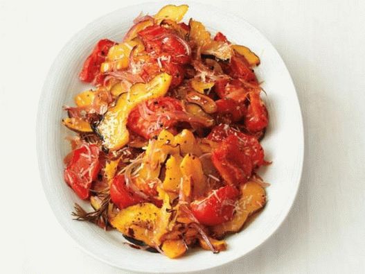 Fotografija jela - Pečena bundeva s rajčicama