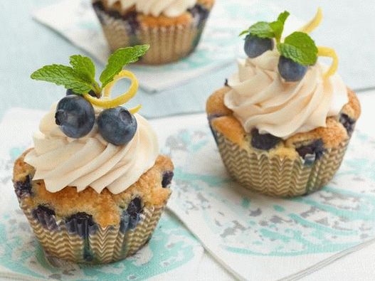 Limunsko-borovnica cupcakes