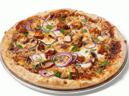 Foto BBQ pizza s piletinom