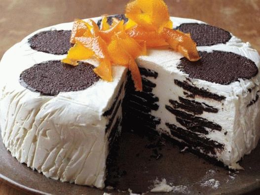 Fotografija jela - Torta od leda s šlagom narančasto-karamelnim kremom