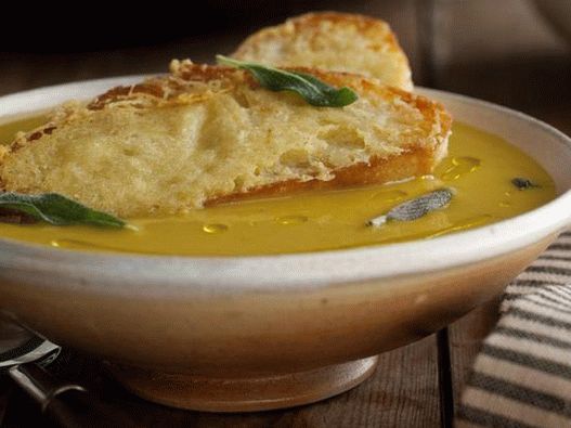 Fotografija jela - Izvrsna juha od bundeve s najboljim krutonima s parmezanom