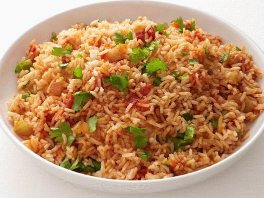 Foto pikantna meksička riža