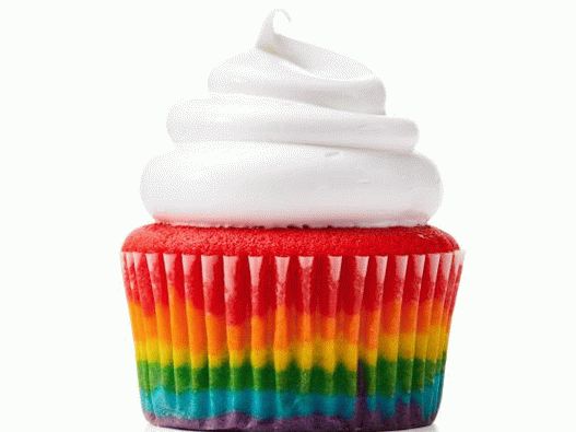 Foto Rainbow Cupcakes