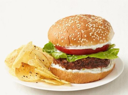 Fotografija jela - mediteranski purani hamburger