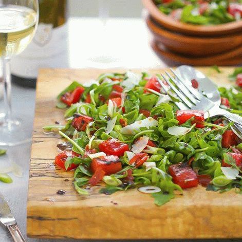 Salata s lubenicom na žaru s fotografijama