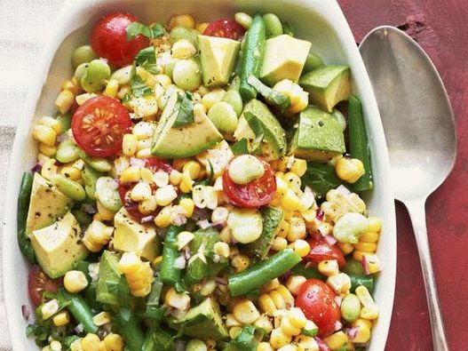 Foto salata Sukkotash