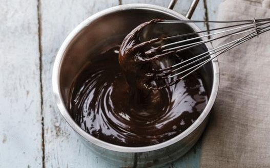 Foto čokolada-kavna krema ganache