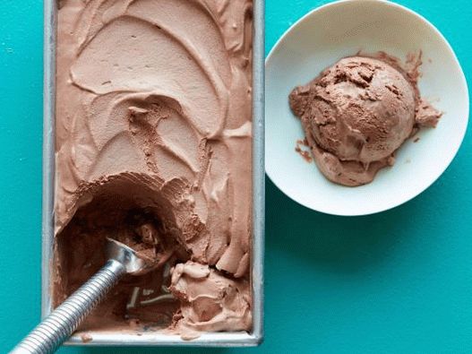 Foto čokoladni sladoled bez sladoleda