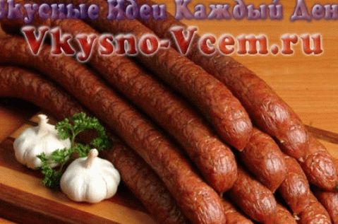 Domaća kockasta kobasica