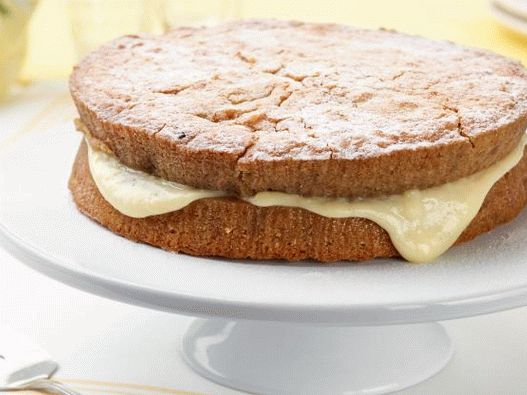 Fotografija kolača kolačića s pudingom od banane