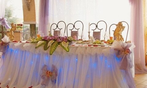 Dekoracija svadbenog stola