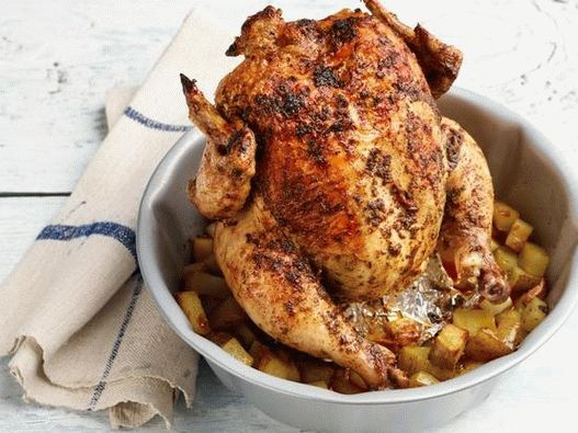 Fotografija jela - pečena piletina i krumpir u obliku torte