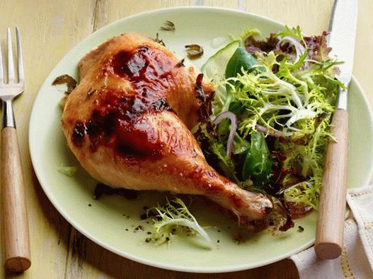 Fotografija jela - Piletina u marinadi od limete od meda u pećnici