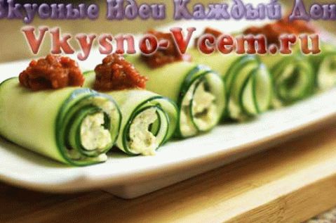 Snack krastavac rola