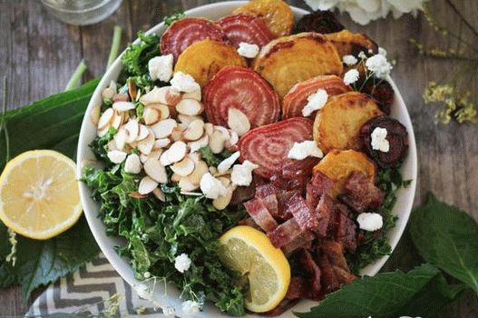 Foto pečena repa s keljom i slaninom